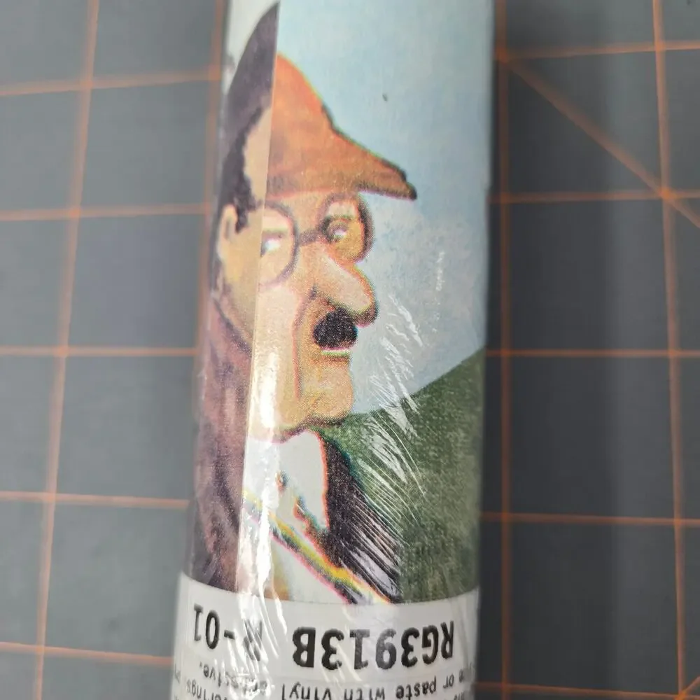 York Wallcoverings Vintage Golf Retro Duffers Wallpaper Border Golf Clubs Sports